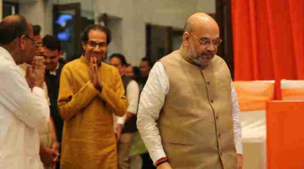 Amit Shah asks party cadre to teach a lesson to Uddhav function in BMC election talks in detail about what seat sharing failed with shivsena in 2019