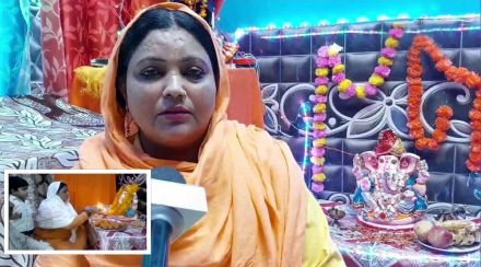 BJP Ruby Khan Gets Death Threat Ganeshotsav