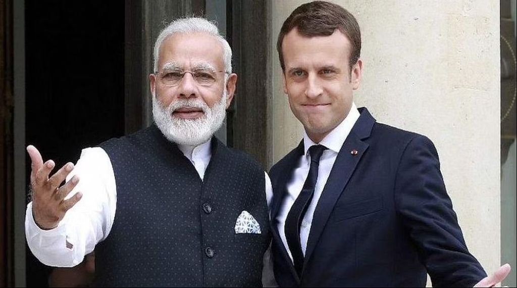 Emmanuel Macron Narendra Modi