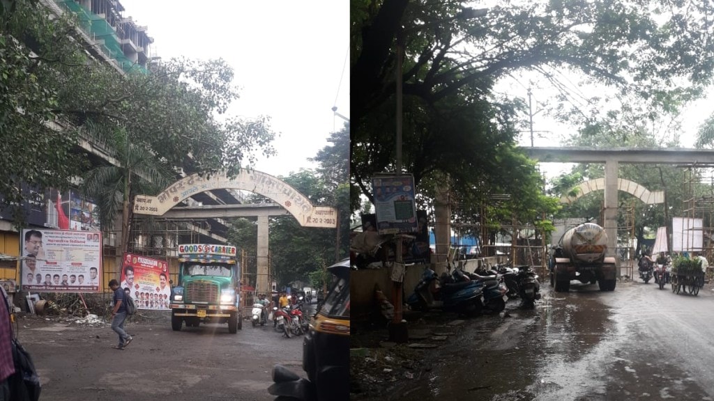 Bhopar village Dombivli removed barricades arch Citizens are satisfied in dombivali