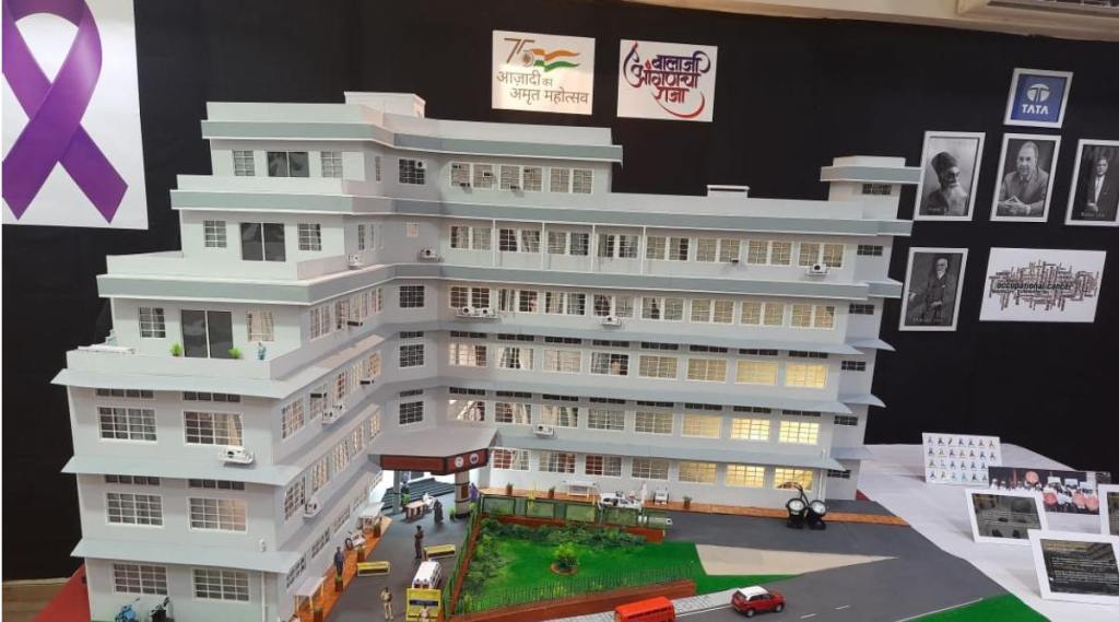 The hospital in Dombivli has been set up by the Board A tribute to 'Tata Cancer Hospital' from Ganeshotsav scene