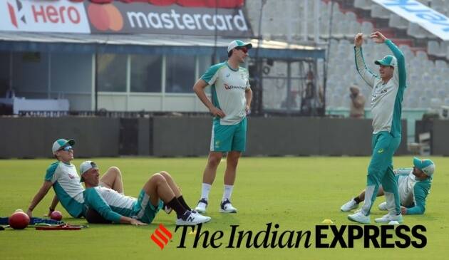 india- australia cricket practice