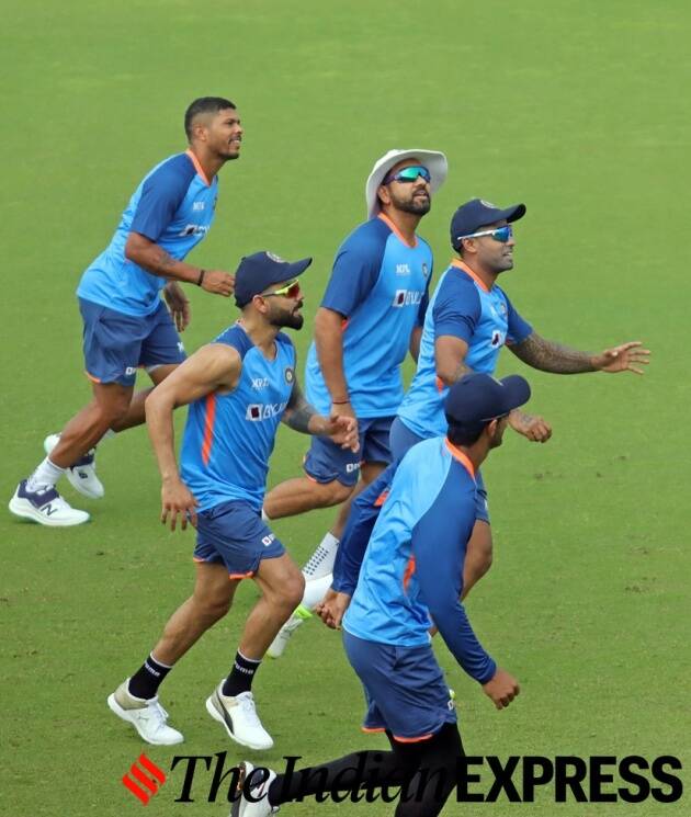 india- australia cricket practice