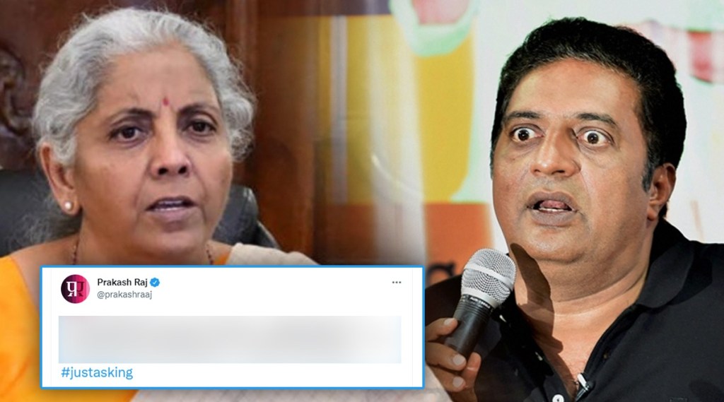 Prakash Raj gave harsh words to Nirmala Sitharaman