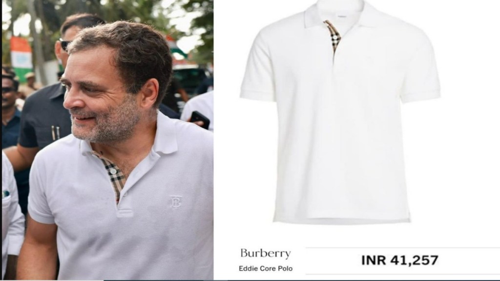 Rahul Gandhi wore a T-shirt worth 41 thousand