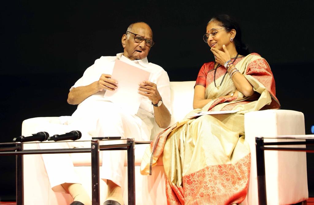 ncp chief sharad pawar and supriya sule interview