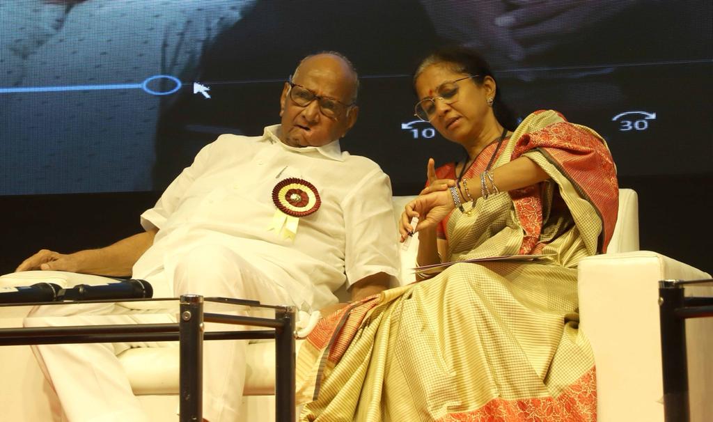 ncp chief sharad pawar and supriya sule interview