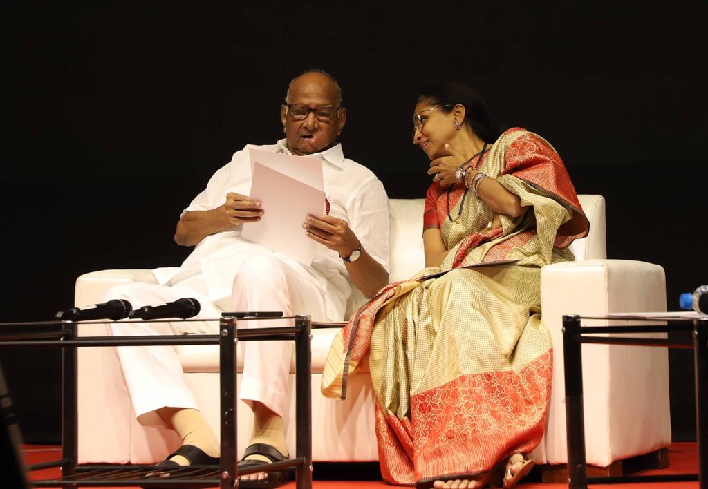 ncp chief sharad pawar and supriya sule interview