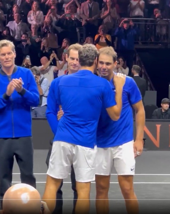 Roger Federer emotional farewell Rafael Nadal retirement match