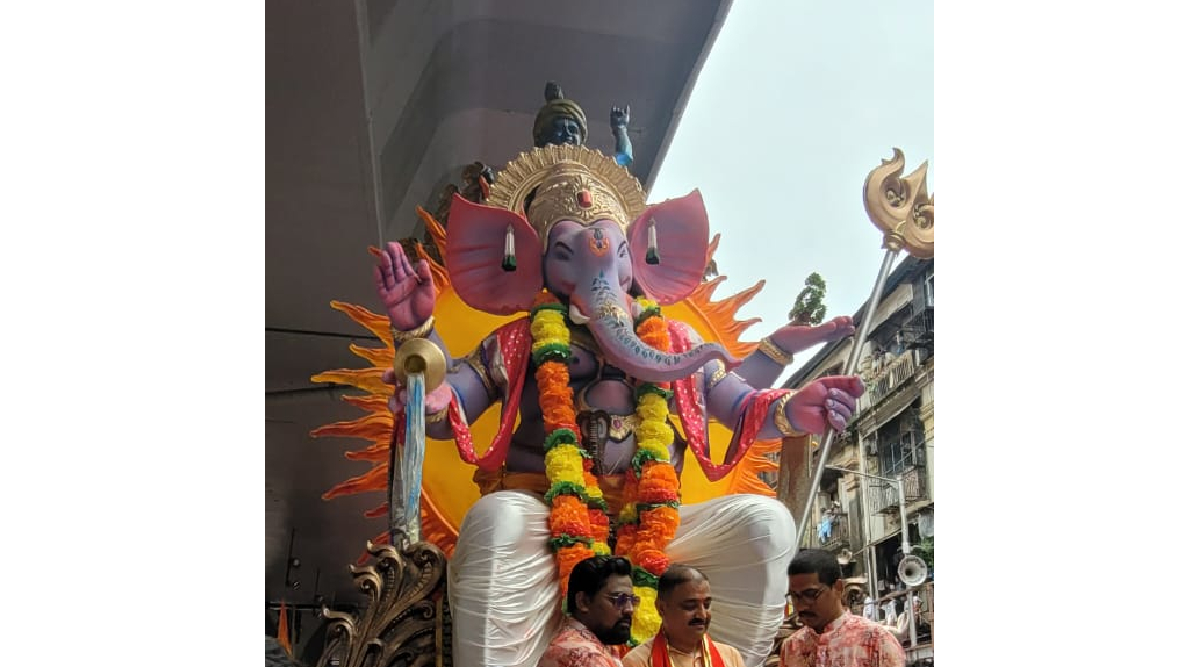 ganesh visarjan 2022 lalbaugh raja mumbaicha raja miravnuk photos