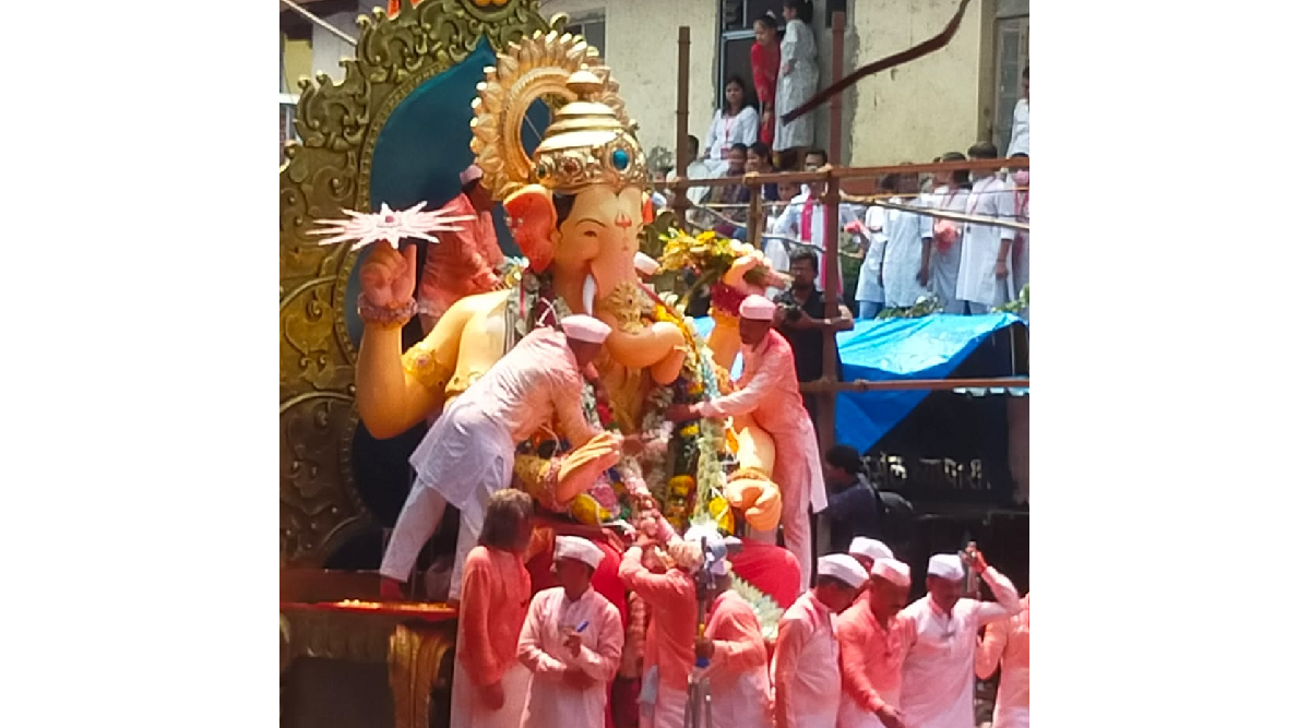 ganesh visarjan 2022 lalbaugh raja mumbaicha raja miravnuk photos