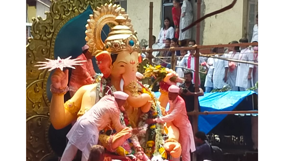 ganesh visarjan 2022 lalbaugh raja mumbaicha raja miravnuk photos