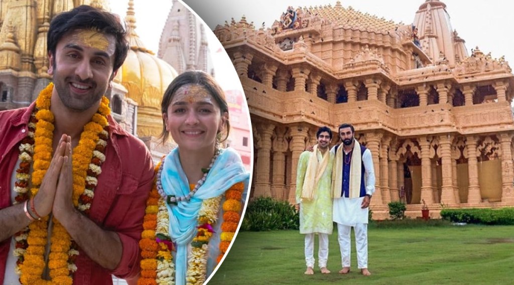 ranbir kapoor alia bhatt somnath temple ranbir alia