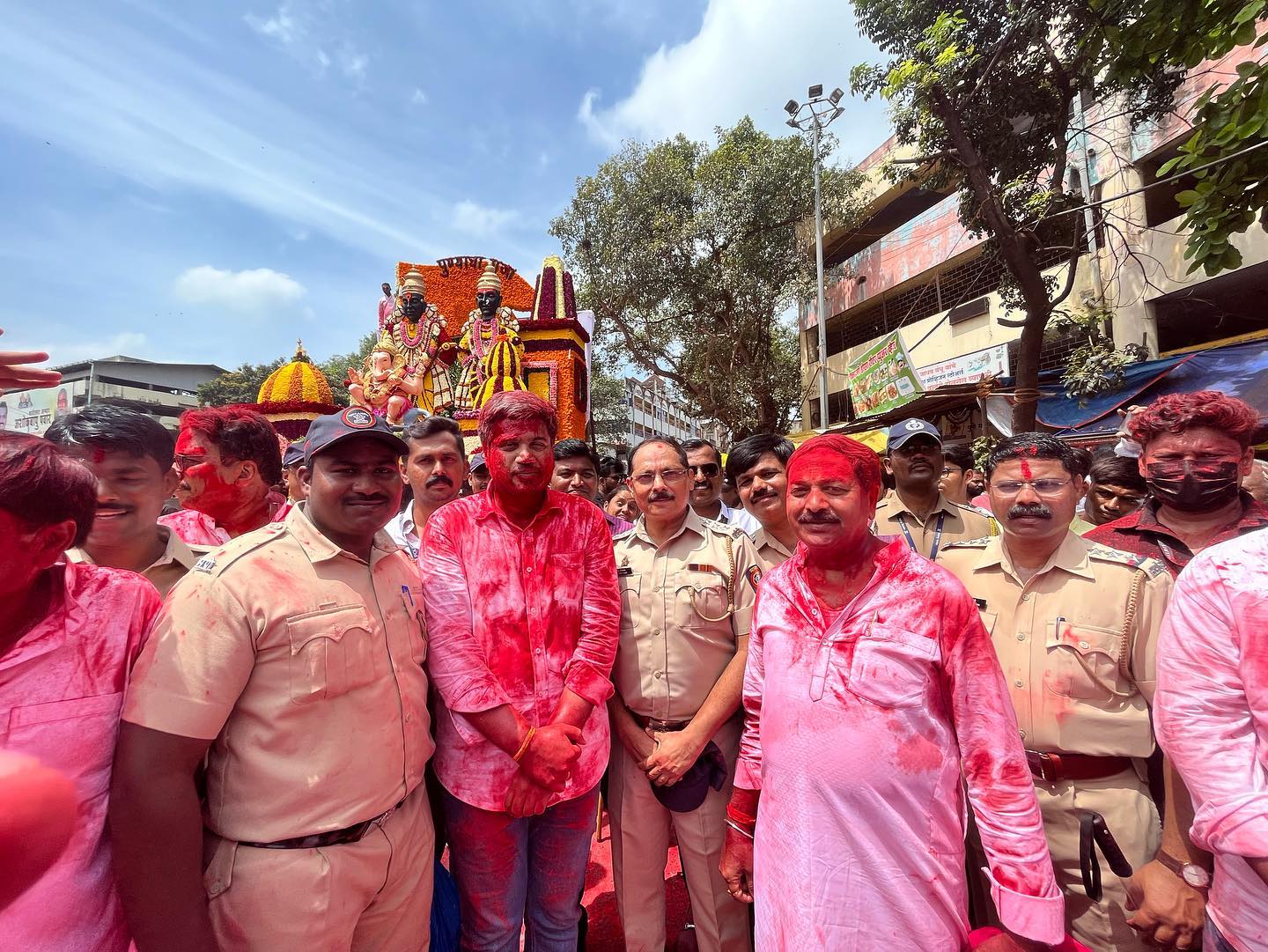 rohit pawar ganpati visarjan mirvnuk 2022 pune photos