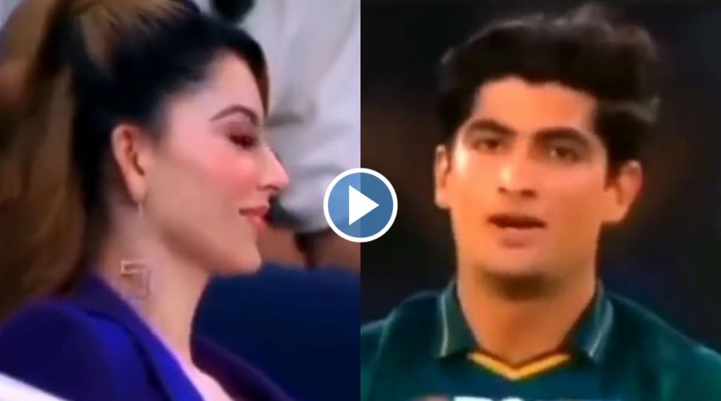 Urvashi Rautela, Naseem Shah, Urvashi Rautelas Romantic Reel With Pakistani cricketer, Naseem Shah, Urvashi Rautela Share Romantic Reel With Pakistani cricketer Naseem Shah, उर्वशी रौतेला, पाकिस्‍तानी क्रिकेटर, नसीम शाह