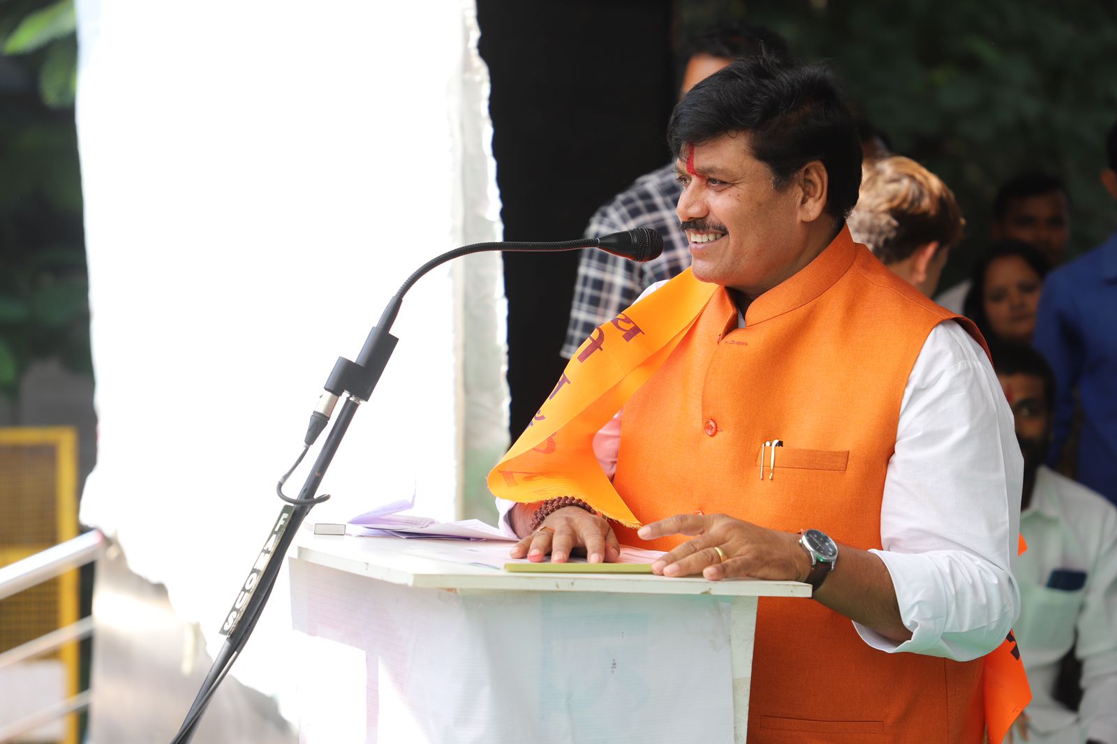 Ujjain MP Anil Firojiya completes Nitin Gadkari challenge