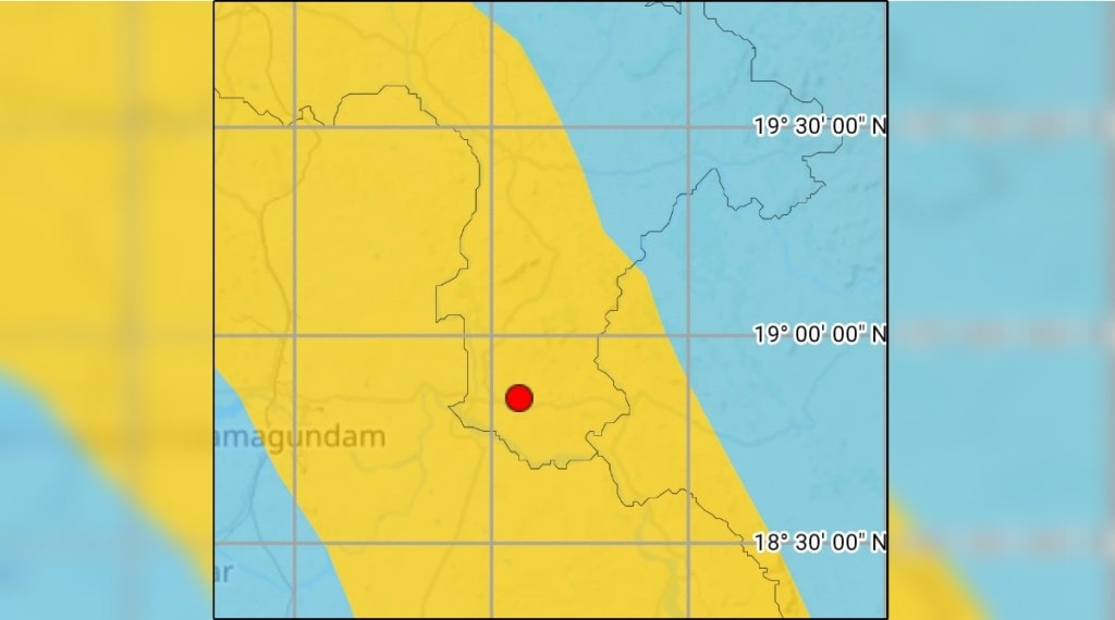 A 3.8 Richter scale earthquake hit Sinrocha taluk of Gadchiroli