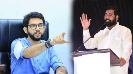 Aaditya Thackeray Eknath Shinde