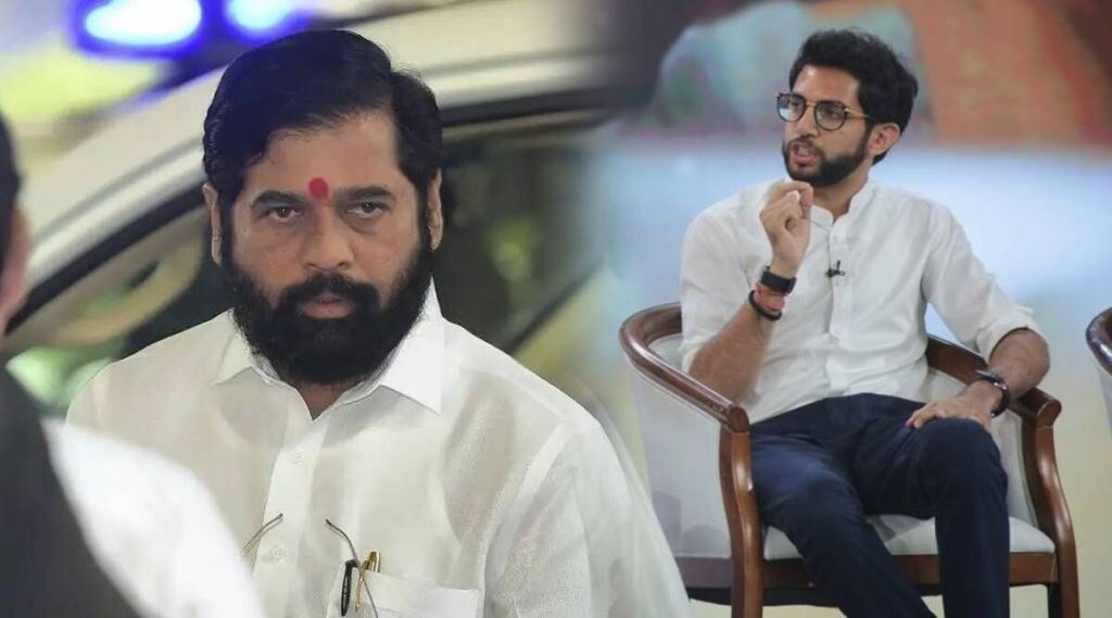 Aditya Thackeray Eknath Shinde