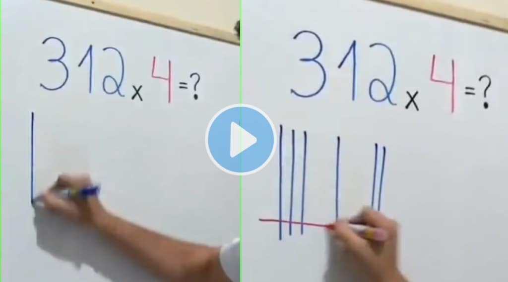 Do you know this unique method of solving math question this viral Video will amaze you