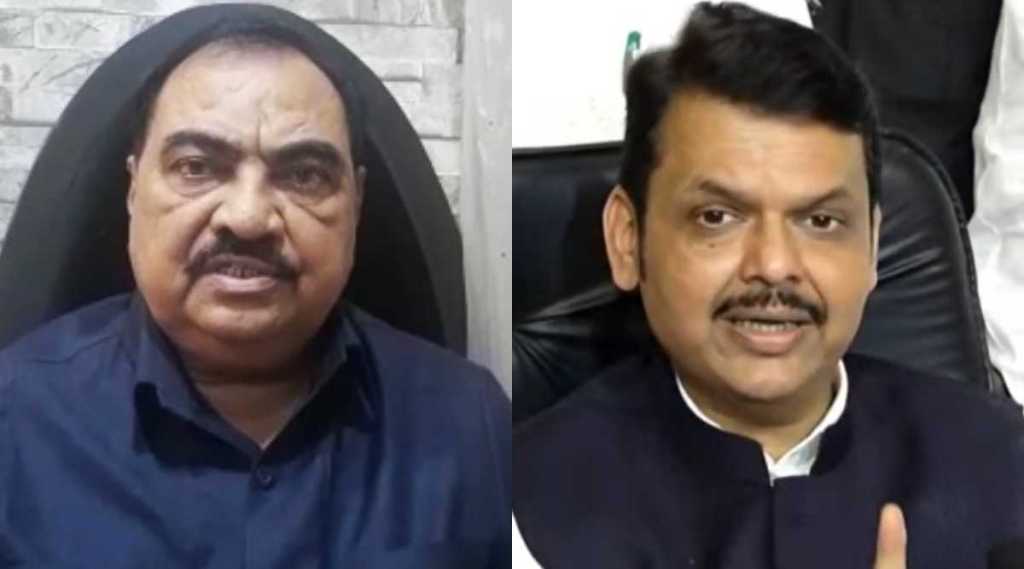 Eknath Khadse and Devendra Fadnavis