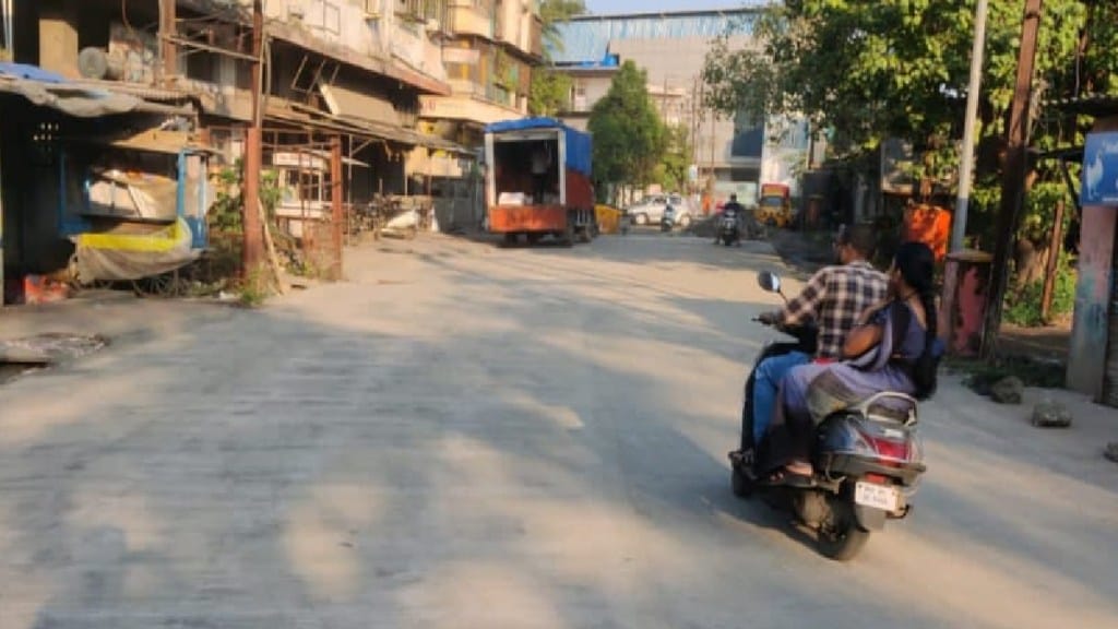 Ice factory road in Dombivli is open for traffic