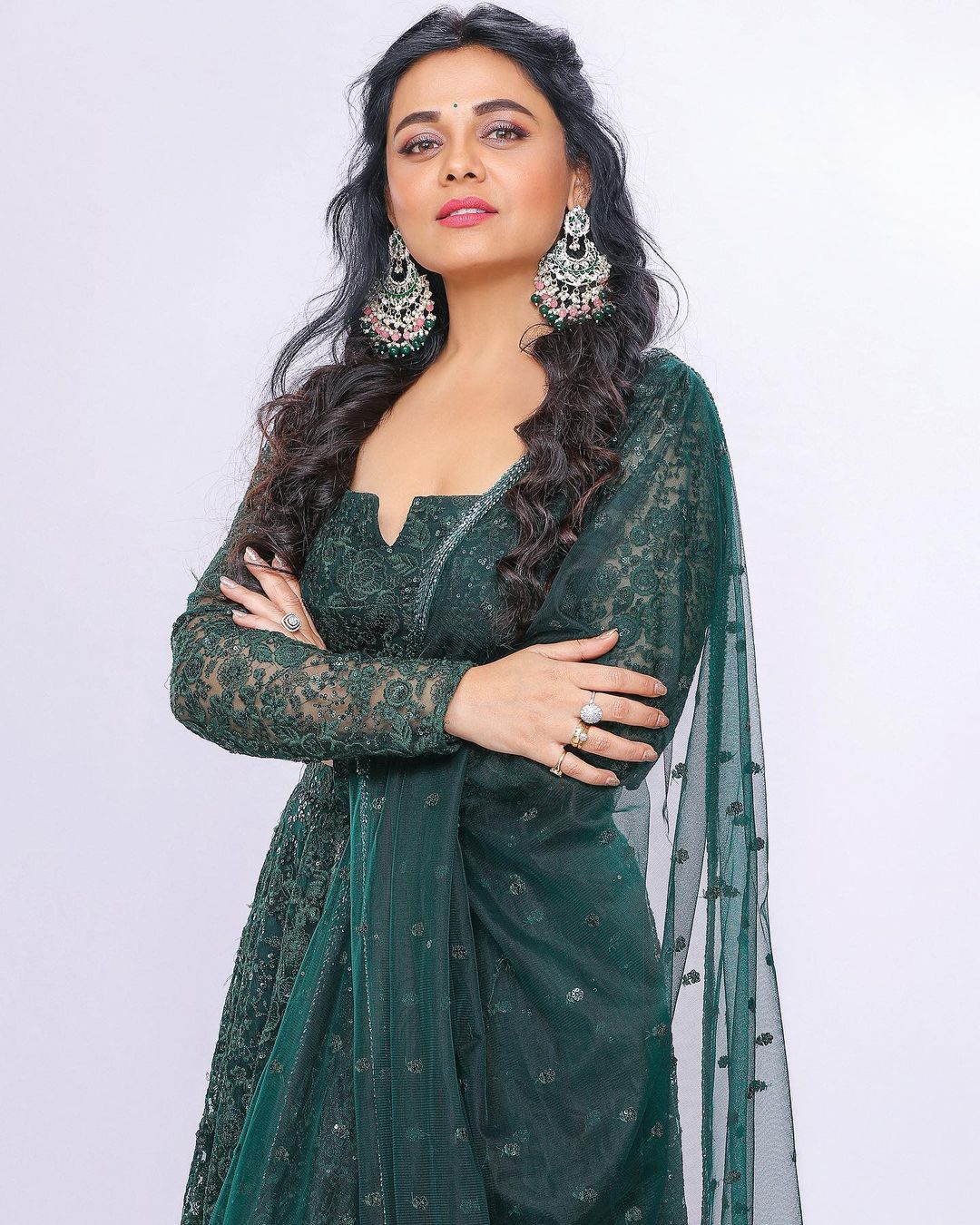 Prarthana Behere Green Lehenga 6