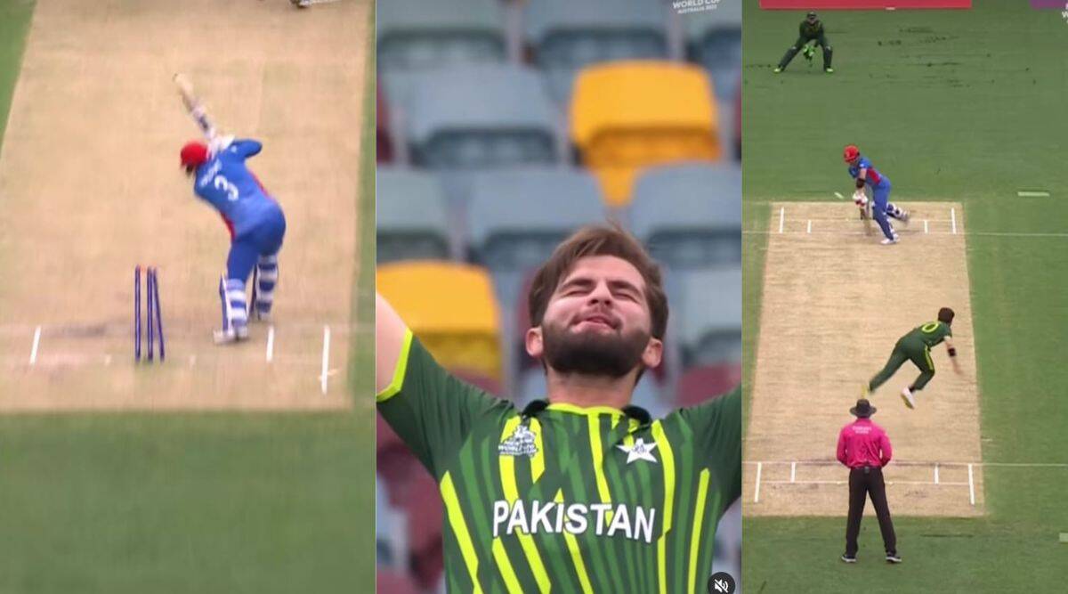 Watch Video Shaheen Afridi Vicious Yorker Send Rahmanullah Gurbaz Hospital In T World Cup Warm