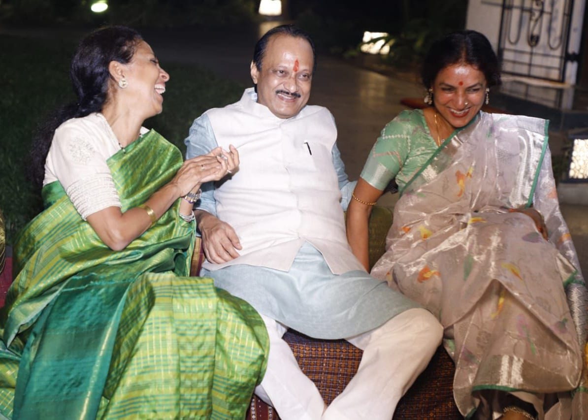 Sharad Pawar Family Diwali Celebration supriya sule ajit pawar bhauji photos