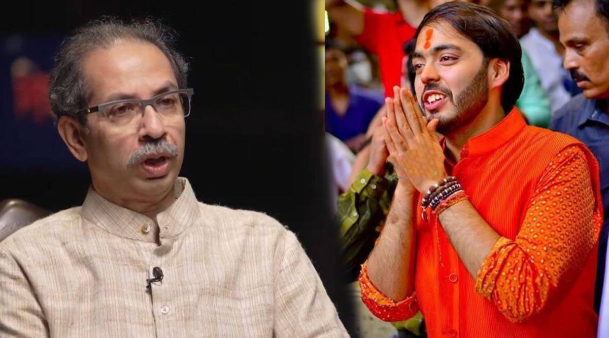 mukesh ambani son anant ambani meets uddhav thackeray and aaditya thackeray  matoshree mumbai ssa 97