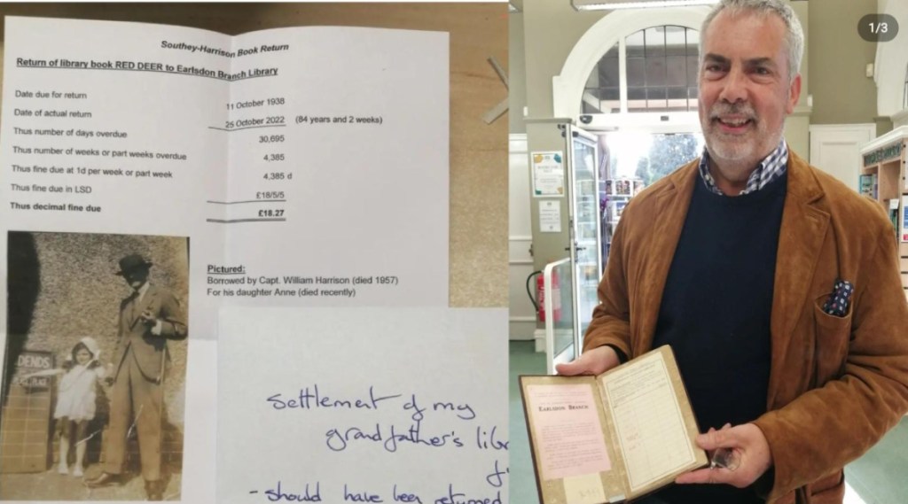 Viral News man returns library book which his grandfather borrowed 84 years ago