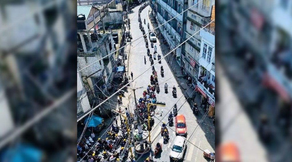 discipline on the road in Mizoram