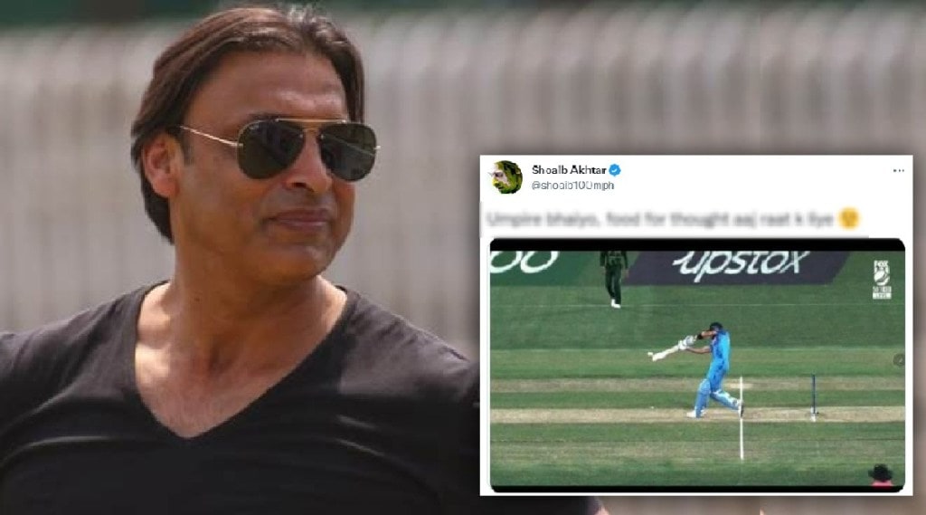 umpire bhaiyo food for thought aaj raat ke liye shoaib akhtar tweet on india vs pakistan clash at mcg