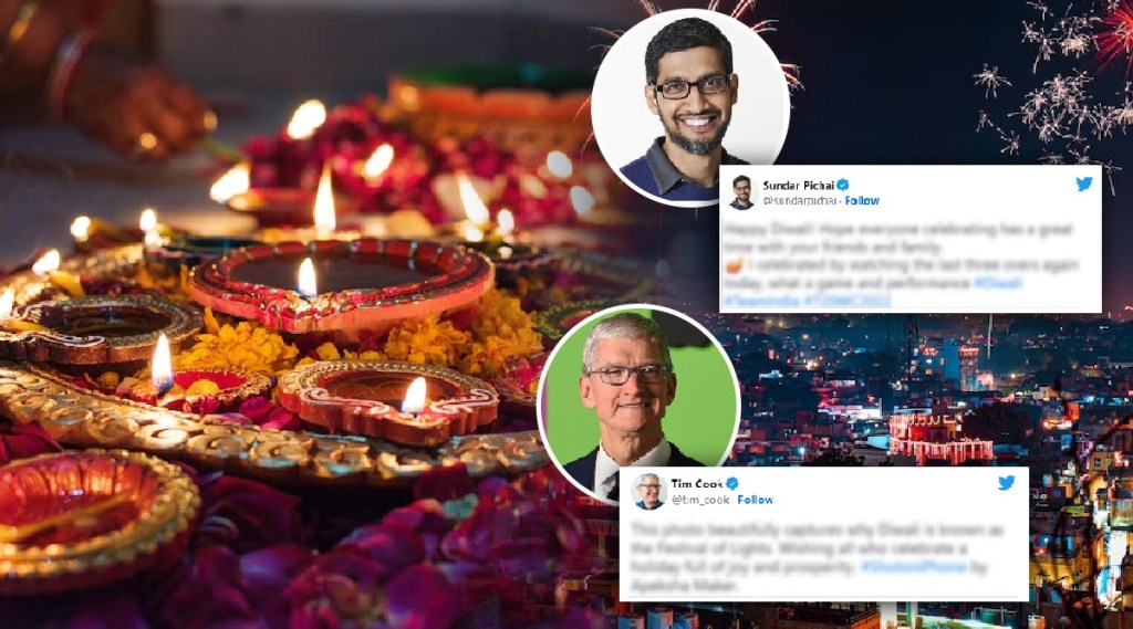 diwali greetings apple google ceo