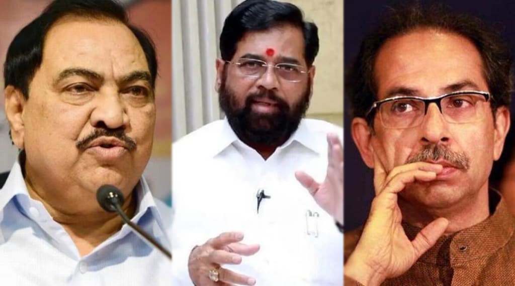 Eknath Khadse criticizes Uddhav Thackeray and Eknath Shinde