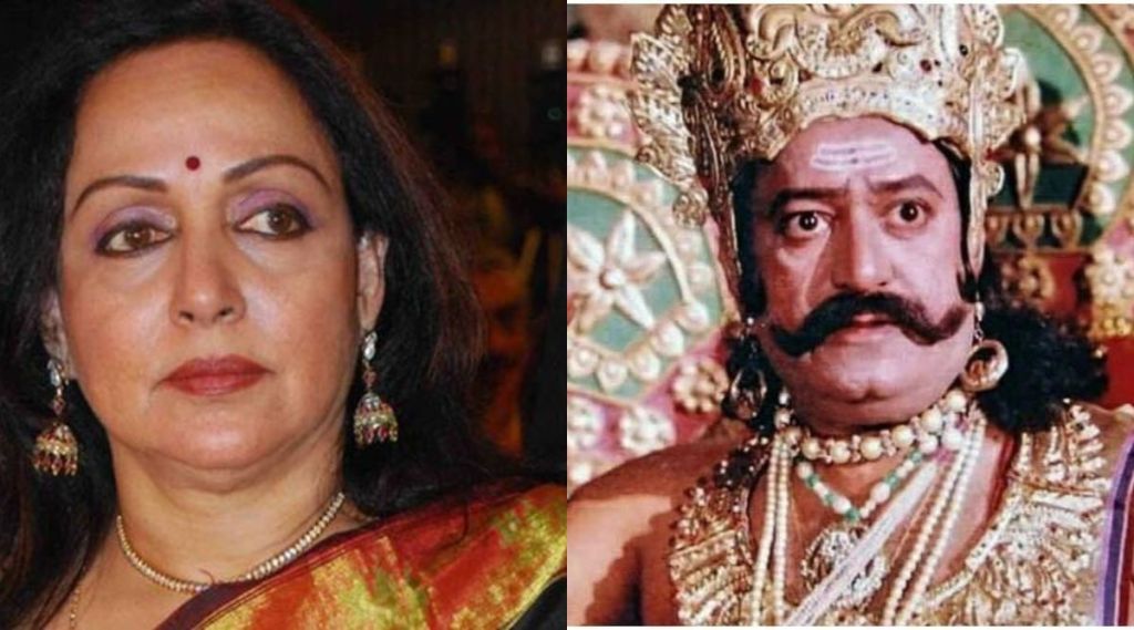 Arvind trivedi, arvind trivedi death anniversary, hema malini, ramayan fame ravan, arvind trivedi film, हेमा मालिनी, अरविंद त्रिवेदी, रामायण फेम रावण, अरविंद त्रिवेदी चित्रपट