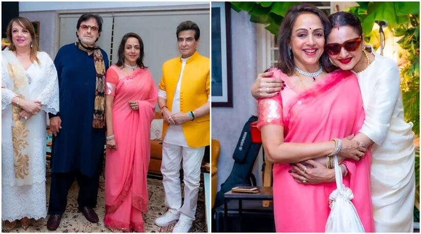 Hema Malini birthday bash with Rekha, Jeetendra, Sanjay Khan