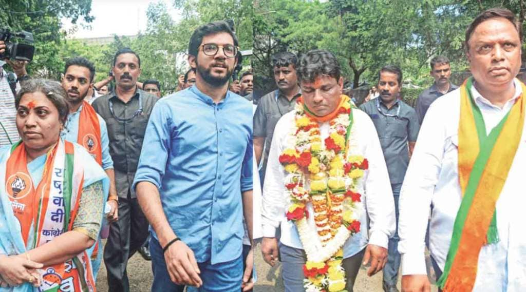 sena s rutuja latke bjp murji patel filed nomination