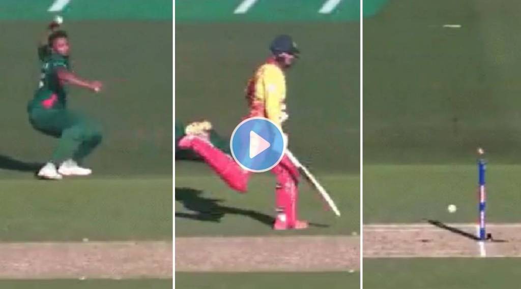 Ban vs Zim A throw from Shakib Al Hasan changed the picture of Bangladesh's match watch video