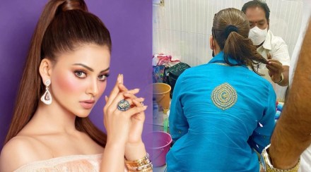 urvashi rautela chopped her hair to support iranian women