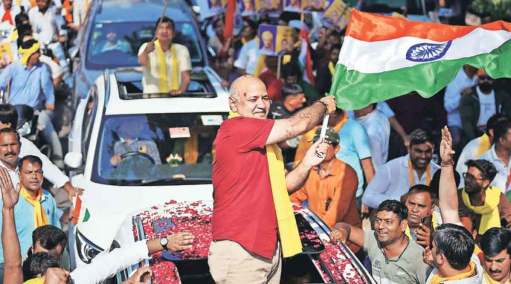 bjp attempt to stop me from gujarat assembly poll campaign says manish sisodia