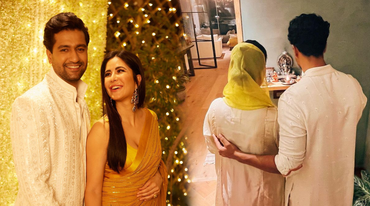 Vicky Kaushal Katrina Kaif Celebrating First Diwali After Marrige ...