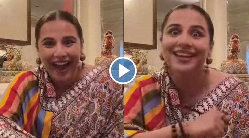 vidya balan, chala hava yeu dya, bhau kadam, nilesh sable, vidya balan instagram, विद्या बालन, चला हवा येऊ द्या, भाऊ कदम, निलेश साबळे, विद्या बालन रील व्हिडीओ, विद्या बालन इन्स्टाग्राम