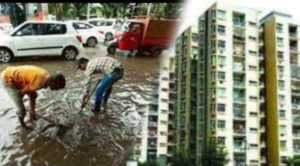 Increase in incidents of waterlogging in roadside societies