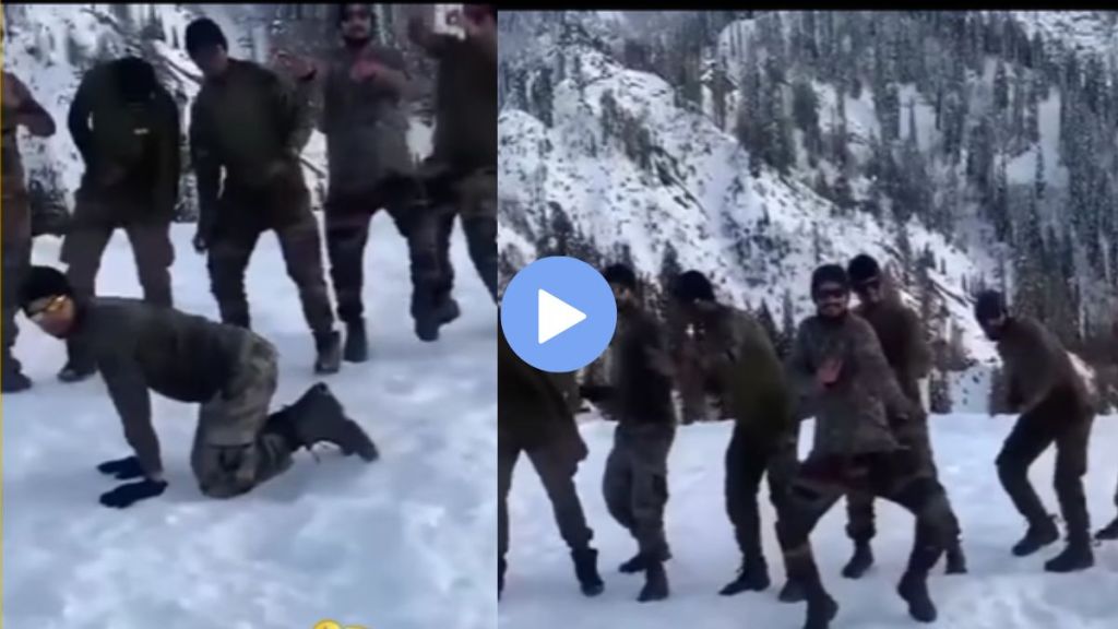 indian soldiers dance on kala chashma