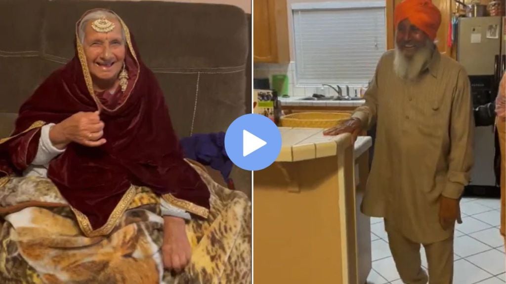 grandfather grandmother bride viral video