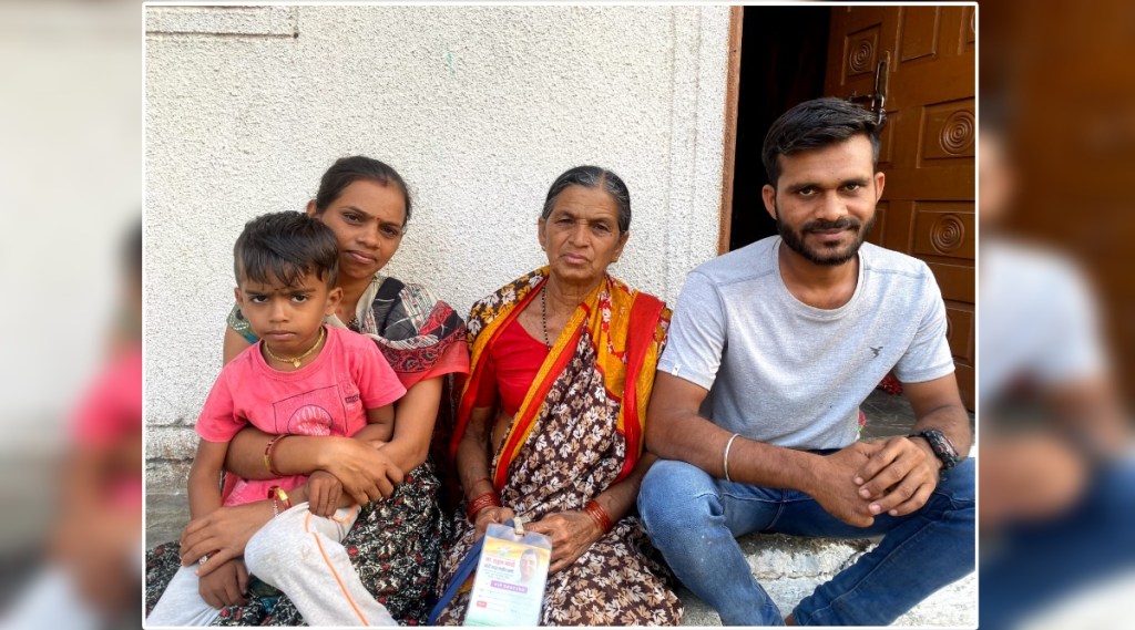 Kalawati Bandurkar and her family