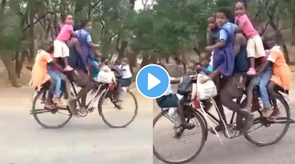 9 kids on one cycle