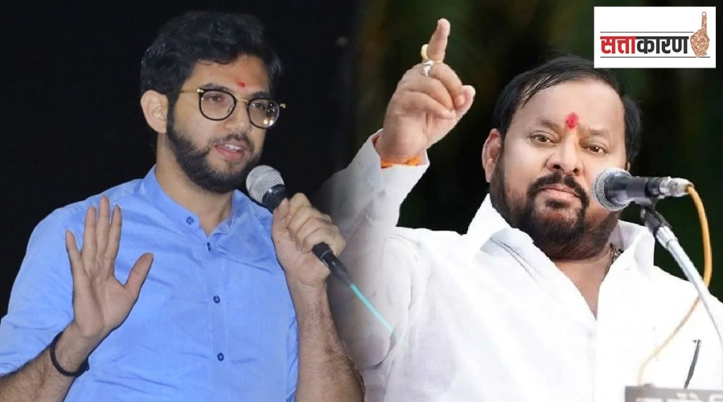 In Sangola tour Aditya Thackeray criticized Shahajibapu