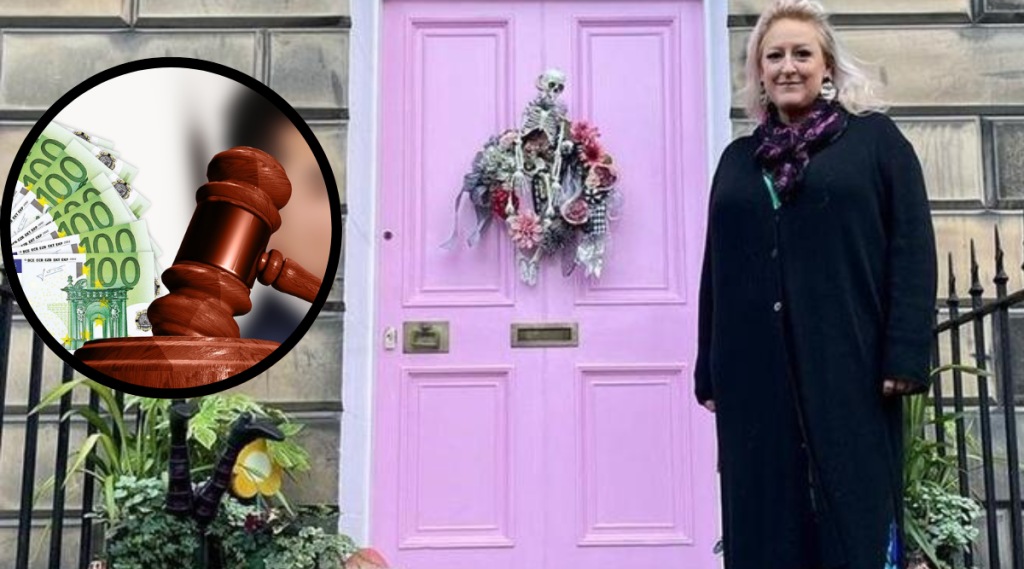 Women Fined 19 Lakh rupees for painting Door Pink to make it Instagram Halloween Selfie Point Trending News Today